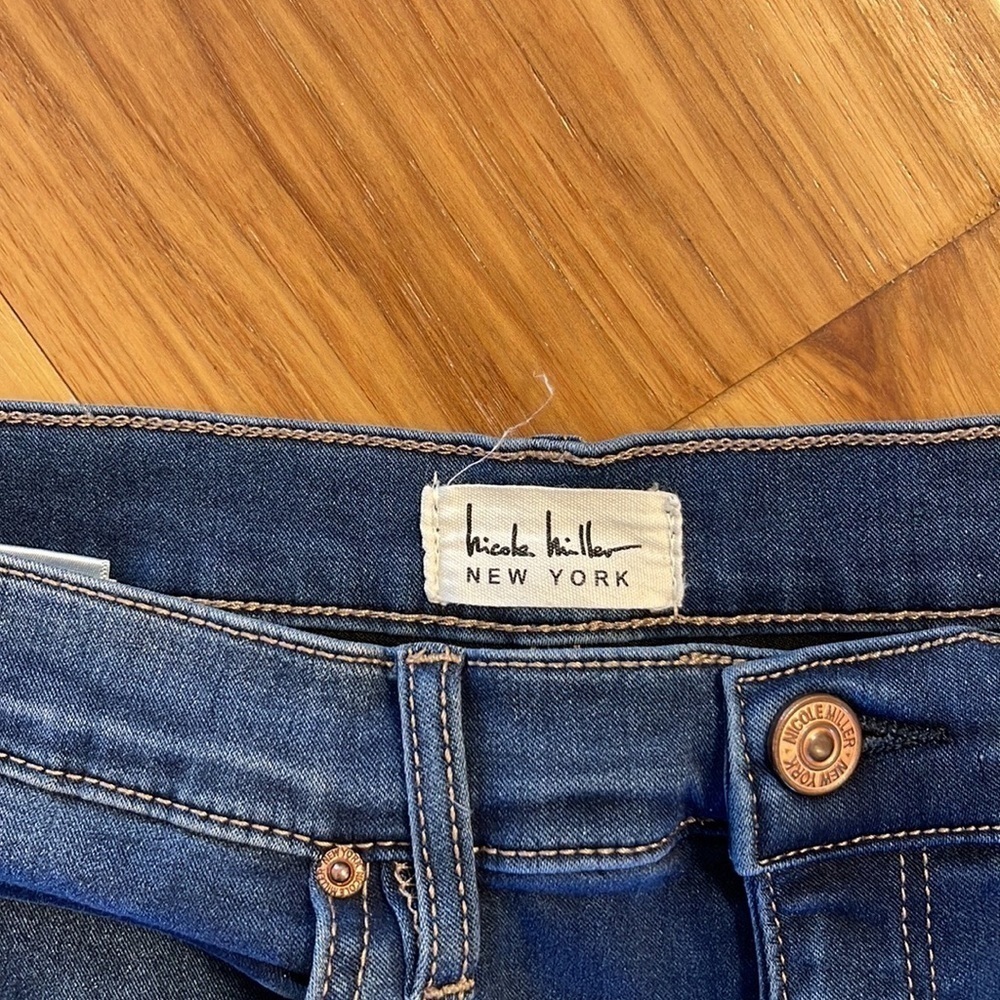 Nicole Miller Soho High Rise Skinny Blue Jeans. Size 14. D4/A1937 - Picture 6 of 6